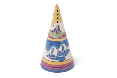 Lot 619 - A Clarice Cliff Fantasque ‘Gibraltar’ patter sugar shaker