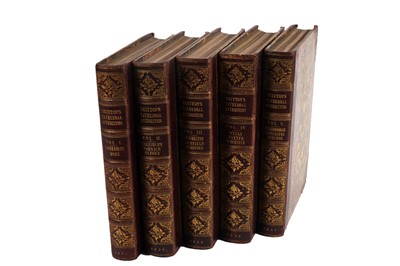 Lot 1281 - Britton’s Cathedral Antiquities, five vols