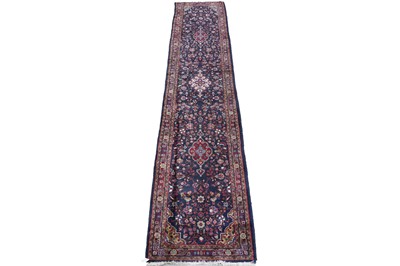 Lot 333 - A Persian hand-made Darjazin runner