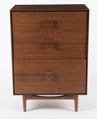 Lot 772 - Ib Kofod Larsen for G-Plan: a Danish design teak chest of six drawers