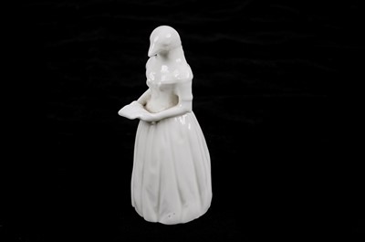 Lot 254 - A Royal Worcester anthropomorphic bird candle snuffer modelled as Jenny Lind