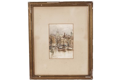 Lot 44 - George Edward Horton - In Rotterdam | watercolour