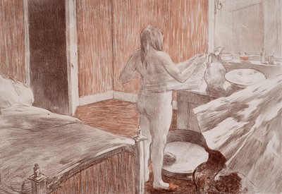 Lot 1033 - Edgar Degas - Le Bain | lithograph signed by Degas in pencil