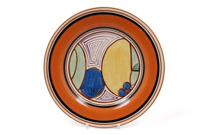 Lot 639 - A Clarice Cliff Fantasque ‘Melon’ pattern side plate