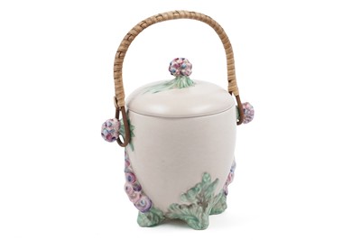 Lot 641 - A Clarice Cliff ‘My Garden’ biscuit barrel