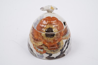 Lot 541 - A Clarice Cliff Bizarre ‘Rhodanthe’ pattern part coffee service