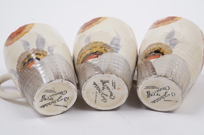 Lot 541 - A Clarice Cliff Bizarre ‘Rhodanthe’ pattern part coffee service