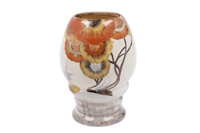 Lot 545 - A Clarice Cliff Bizarre ‘Rhodanthe’ pattern vase