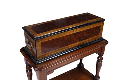 Lot 1409 - Nicole Frères, Geneve and London: a 19th Century amboyna and walnut cased music box