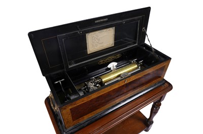 Lot 1409 - Nicole Frères, Geneve and London: a 19th Century amboyna and walnut cased music box