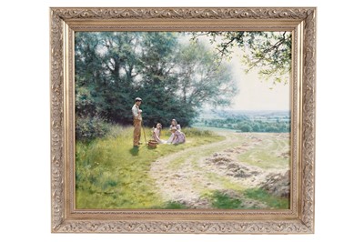 Lot 137 - Tony Sheath - Picnic on a summer's day | oil