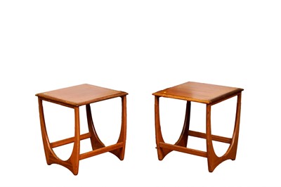 Lot 22 - Victor B Wilkins for G Plan: a pair of ‘Astro’ teak stools/tables