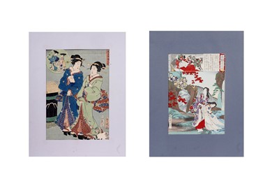 Lot 428A - Yoshu Chikanobu - “Shutendoji - Eastern Brocade”; and other | woodcuts