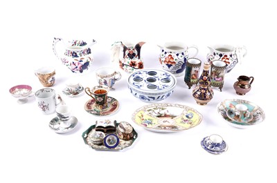 Lot 182 - A selection of 18th Century and later tea ware and decorative ceramics