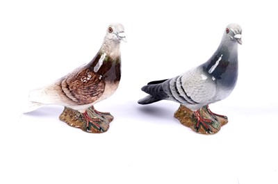 Lot 258 - Two Beswick ceramic figures of pigeons