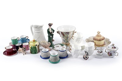 Lot 421 - A selection of late 19th Century and later decorative ceramics