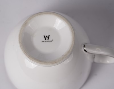 Lot 224 - A Minton ‘Blue Delft’ pattern tea service; and a Wedgwood ‘Amherst’ pattern part tea service