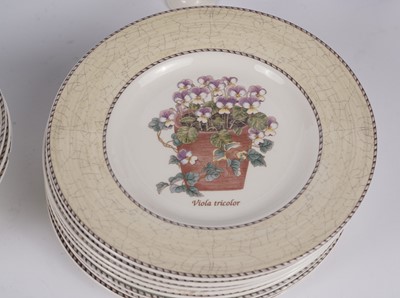 Lot 226 - A Wedgwood ‘Sarah’s Garden’ pattern part tea and dinner service