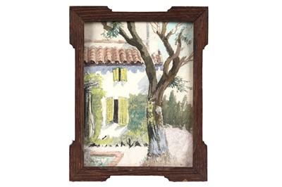 Lot 74 - John Thomas Gilroy - The House with Yellow Shutters | watercolour