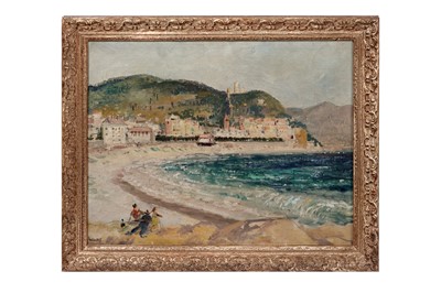 Lot 1104 - John Thomas Young Gilroy - At the Seaside | oil