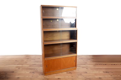 Lot 57 - 'The Simplex' teak sectional bookcase