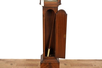 Lot 129 - J & T Gibson of Alnwick: 8-day oak long case clock