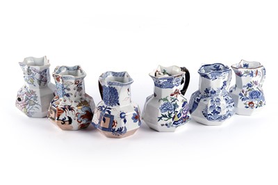 Lot 189 - A collection of mid-19th Century and later Mason’s Ironstone ceramic jugs