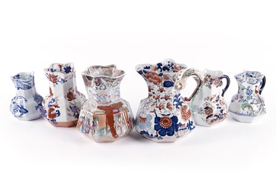 Lot 192 - A selection of 19th Century Mason’s Ironstone jugs