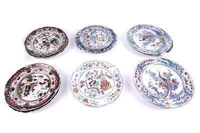 Lot 234 - A collection of mid-19th Century and later Mason’s Ironstone and other decorative ceramic plates