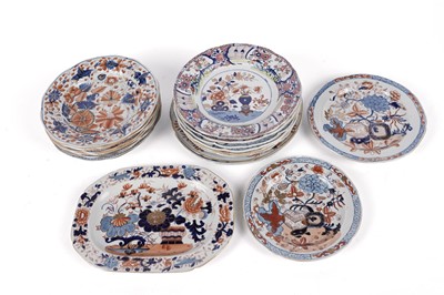 Lot 216 - A collection of early 19th Century Mason’s Ironstone decorative ceramic plates