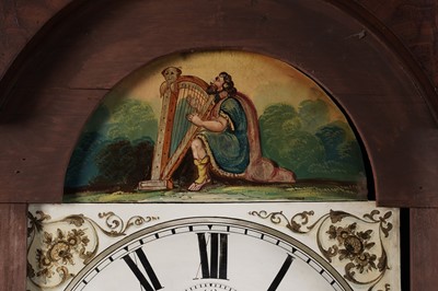 Lot 196 - William Harrison, Hexham: a mid-19th Century mahogany 8-day longcase clock