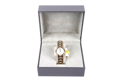 Lot 193 - Christian Dior, Paris: les Dior de Christian Dior bi-colour quartz wristwatch