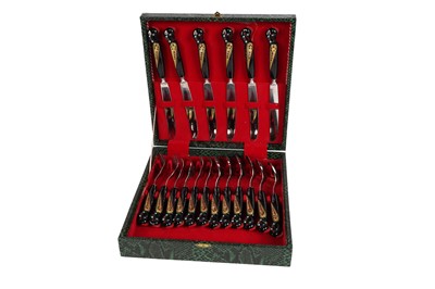 Lot 346 - A set of Jezzine's 'Phoenix' pattern handled cutlery