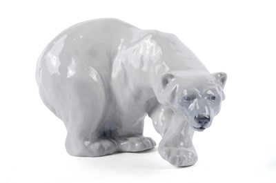 Lot 200 - A Royal Copenhagen decorative ceramic figure of a polar bear