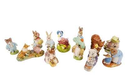 Lot 293 - A collection of limited edition Beswick Ware Beatrix Potter figures; and other figures