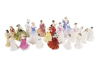 Lot 295 - A collection of twelve Royal Doulton Collectors Club figures of ladies; and others