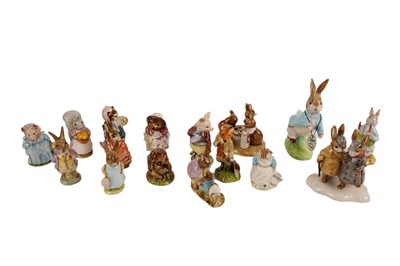 Lot 297 - A collection of Beswick Beatrix Potter figures; Royal Albert Beatrix Potter figures; and others