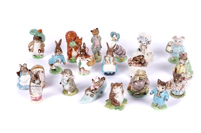 Lot 302 - A collection of Beswick Beatrix Potter figures