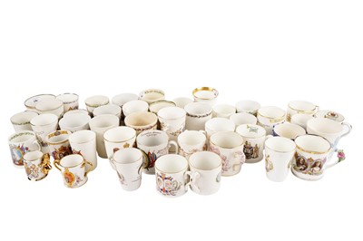 Lot 284 - A collection of Victorian and later Royal Commemorative ceramic cups