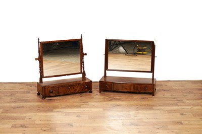 Lot 96A - Two Edwardian toilet mirrors