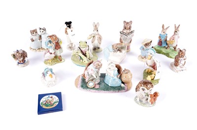 Lot 314 - A collection of Beswick and Royal Albert Beatrix Potter ceramic figures