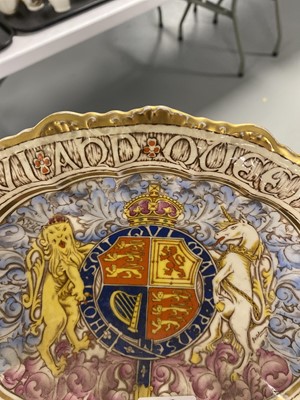 Lot 315 - A collection of Paragon Royal Commemorative ceramics; and a Neville Chamberlain plate
