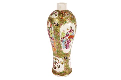 Lot 337 - A Chinese famille rose vase