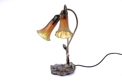 Lot 249 - An Art Nouveau style table lamp