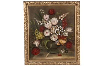 Lot 136 - 20th Century British School - Still Life with Summer Flowers | oil