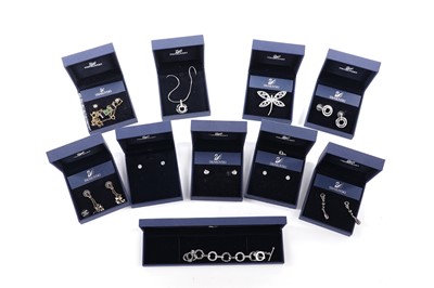 Lot 23 - A collection of Swarovski crystal and other jewellery