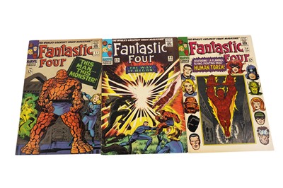 Lot 404 - The Fantastic Four No’s. 51, 53 and 54 by Marvel Comics