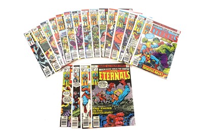 Lot 301 - The Eternals No’s. 1-19 by Marvel Comics