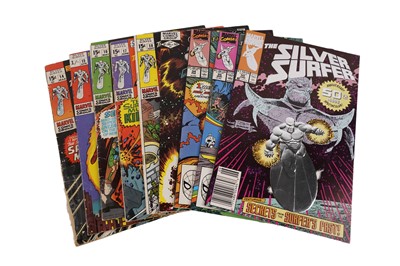 Lot 180 - The Silver Surfer No’s. 14-18; and Silver Surfer (Vol. 2) No’s. 1, 34, 35 and 50