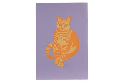 Lot 1023 - Selina N - Cat | monoprint